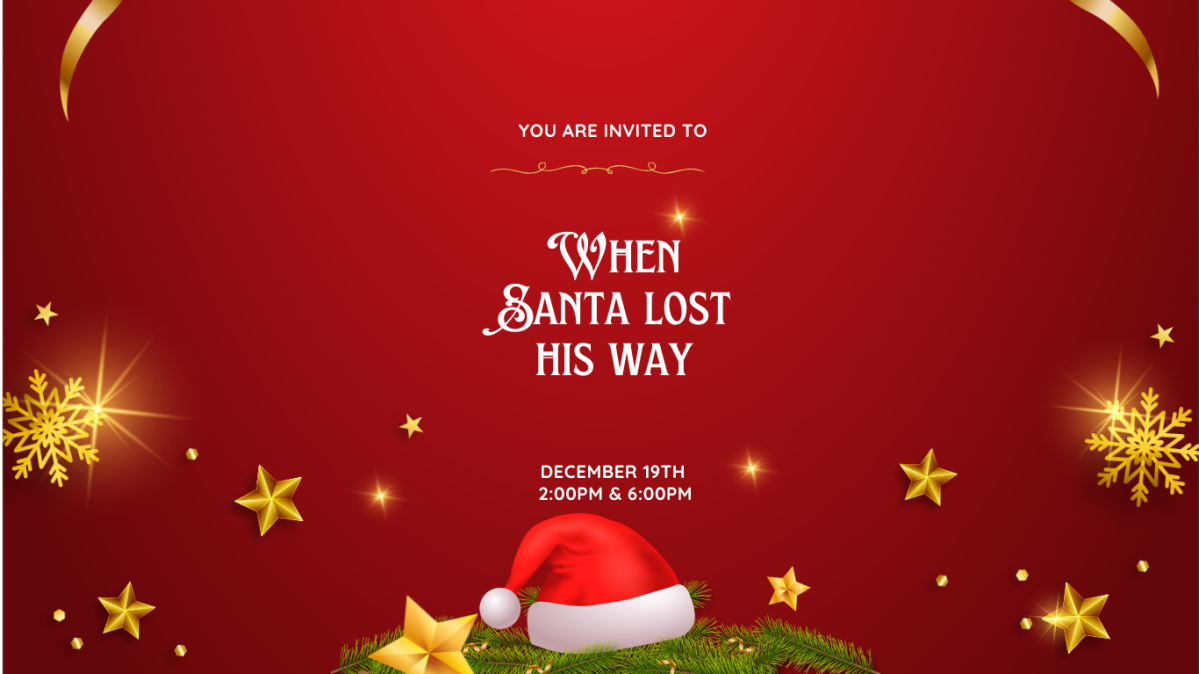 When santa lost his way poster