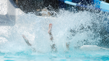 cultus lake waterslides water splashing waterslides