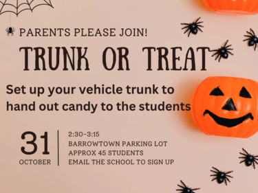 trunk or treat poster