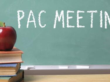 pac meeting on blackboard