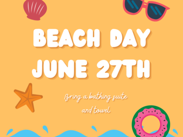 Beach day poster
