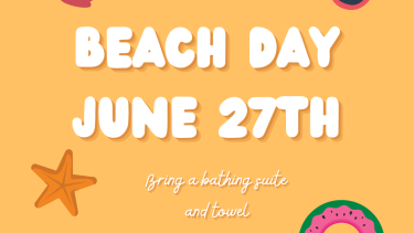 Beach day poster