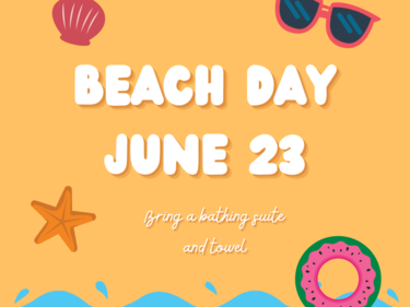 Beach day poster