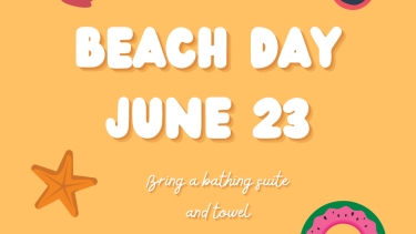 Beach day poster