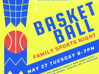 family basketball poster