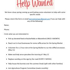 Help wanted flyer
